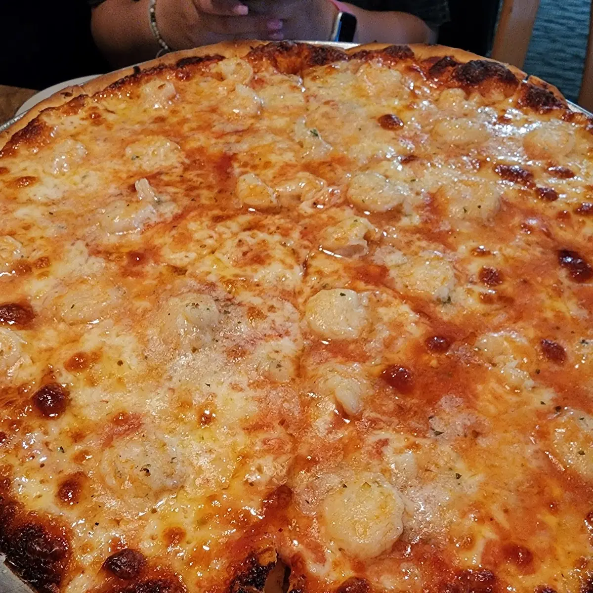 Shrimp Scampi Pizza