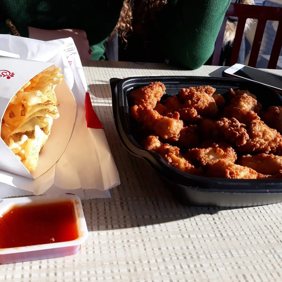 30 Piece Chicken Nuggets and Waffle Fries