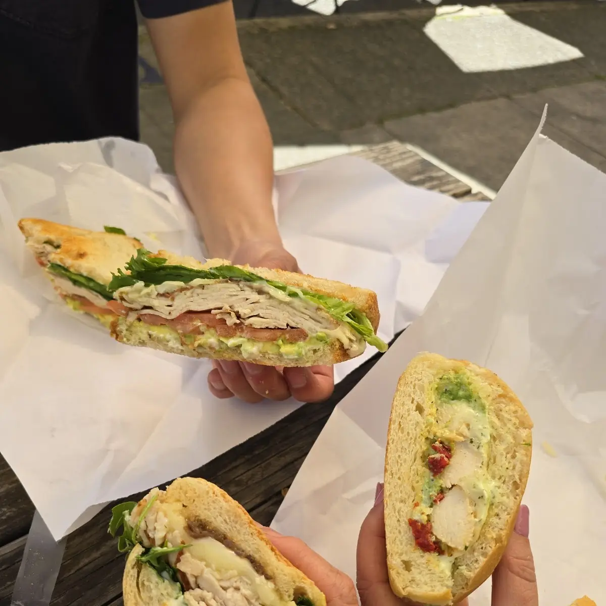 Pop's Pesto Chicken Sandwich