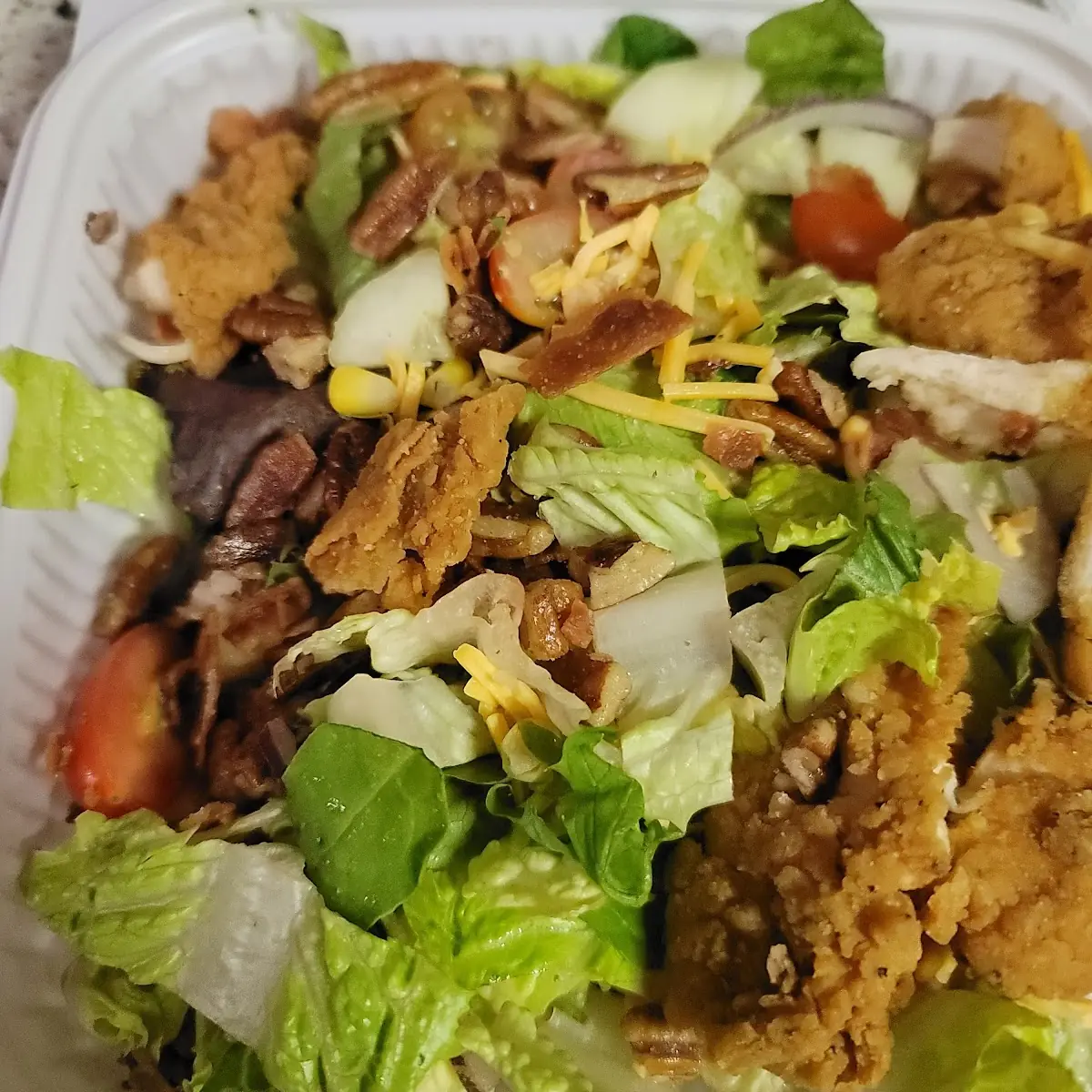 Southern Fried Chicken Salad
