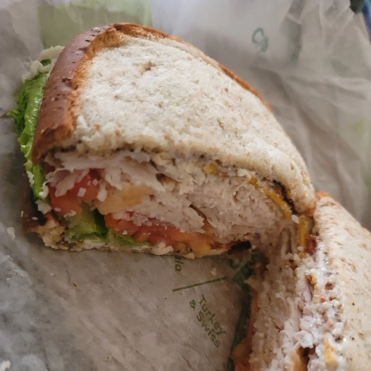 Turkey Bacon Ranch Sandwich