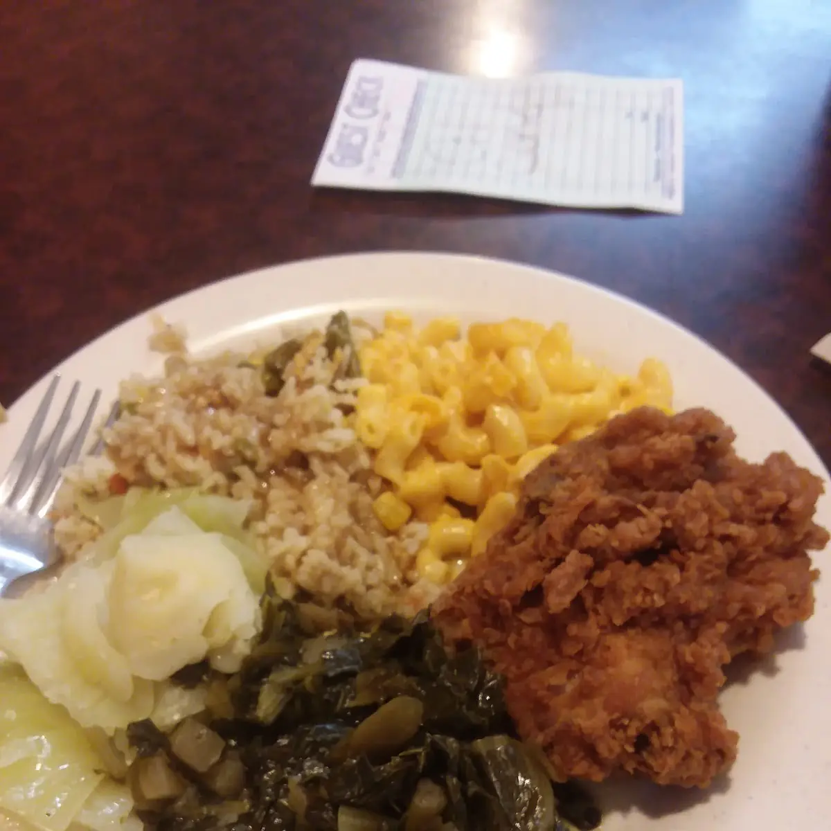 Fried Chicken and Collard Greens