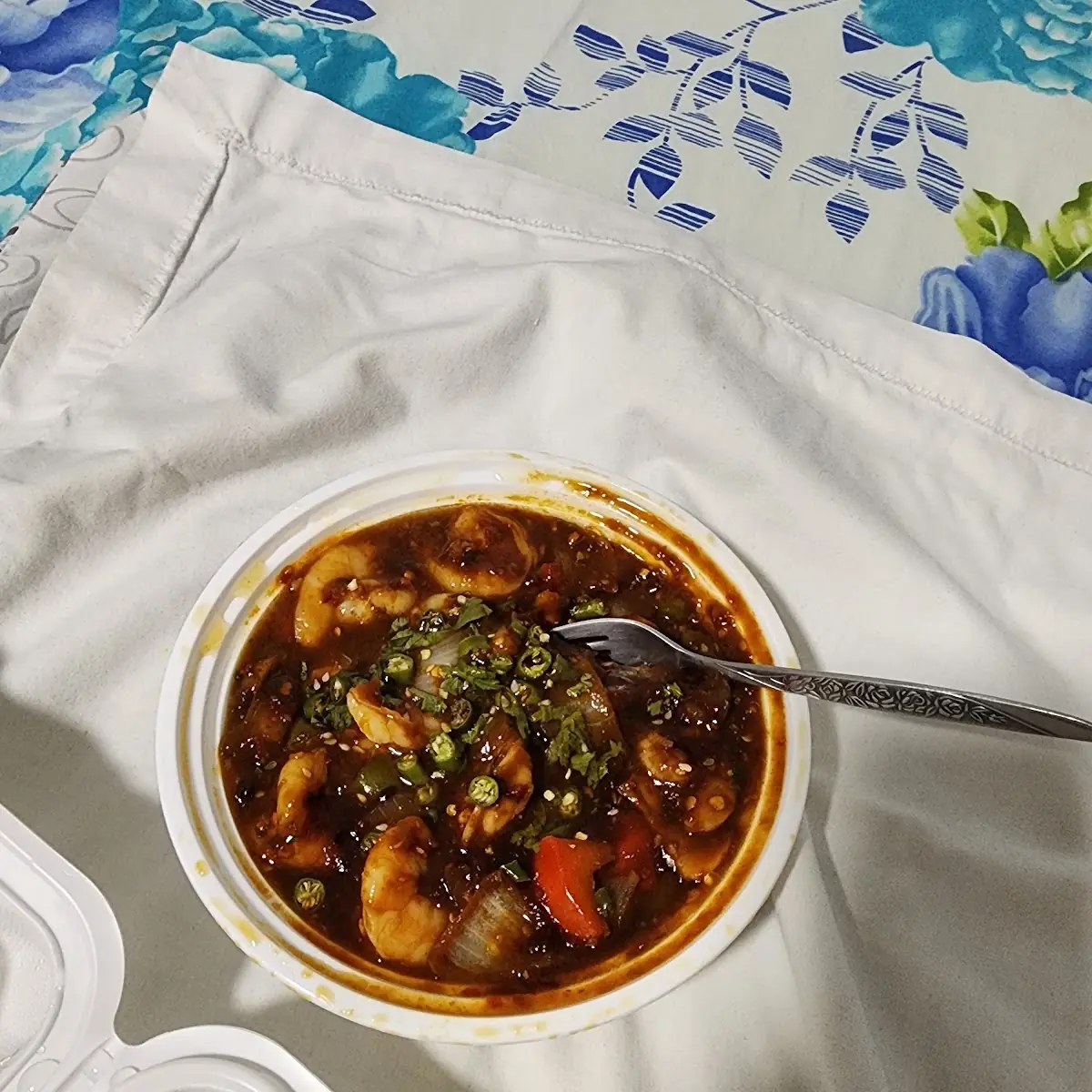 Prawn Chilli, Gian's Indian Cuisine