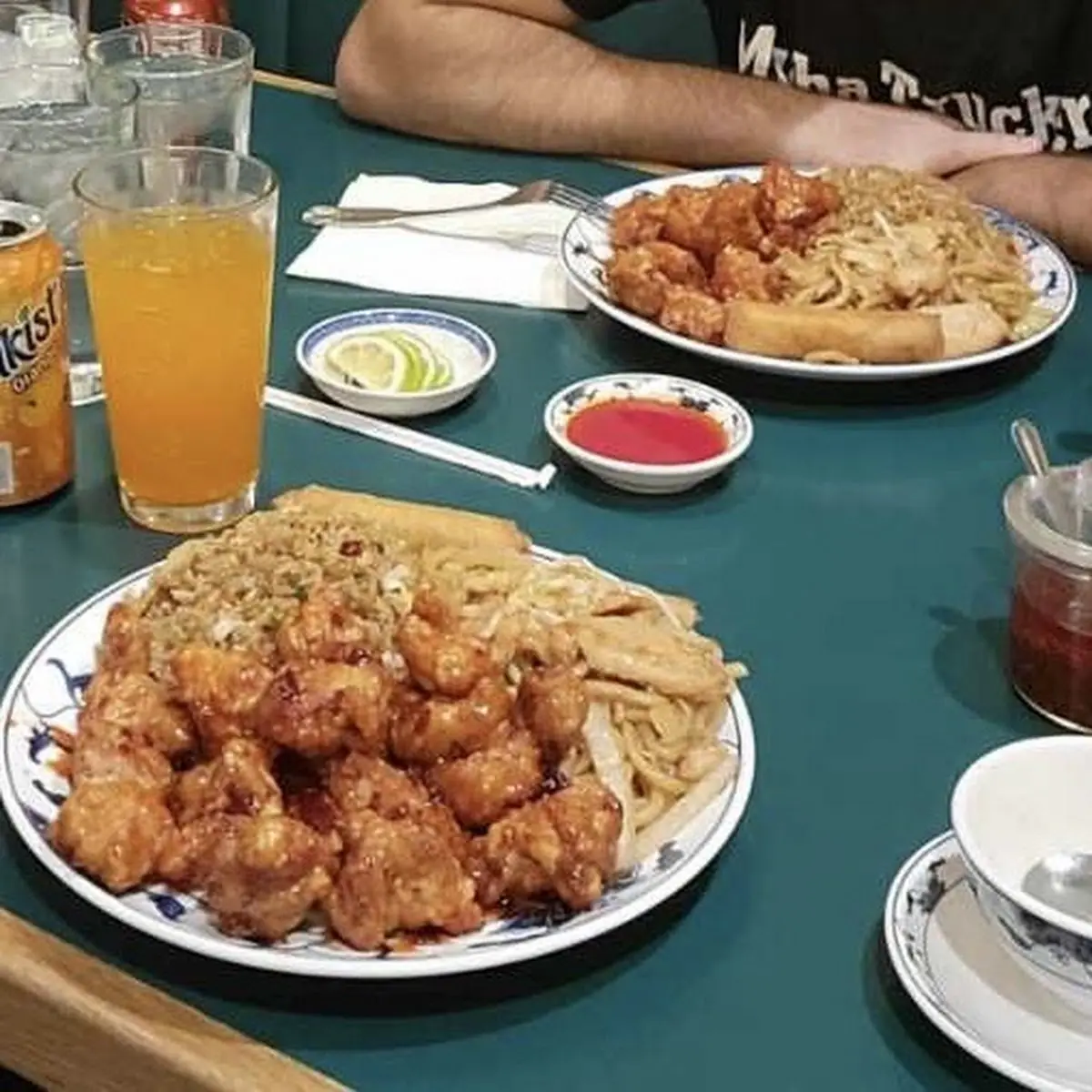 Orange Chicken Chow Mein Noodles