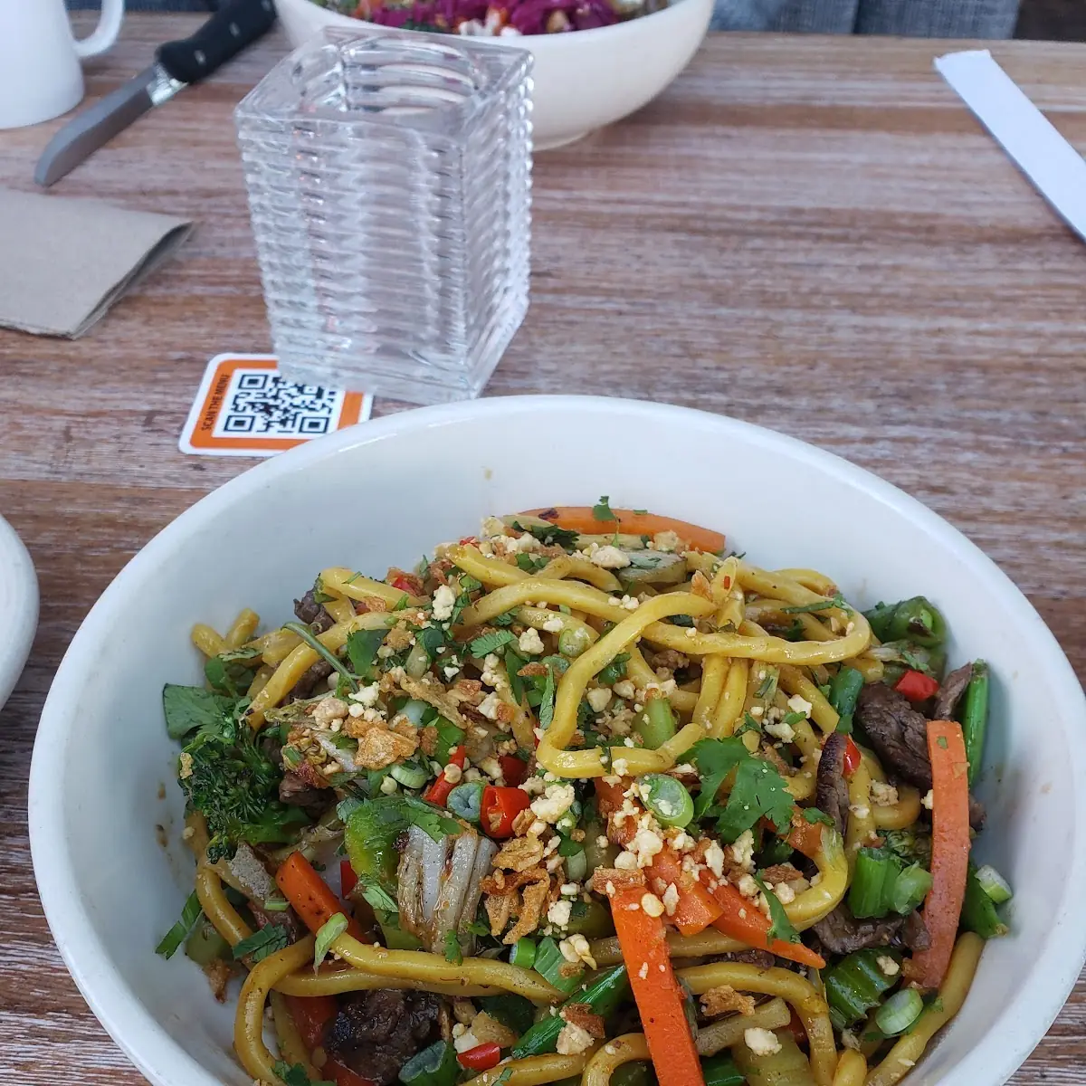 Szechuan Beef Noodle Bowl, Browns Socialhouse Mccallum