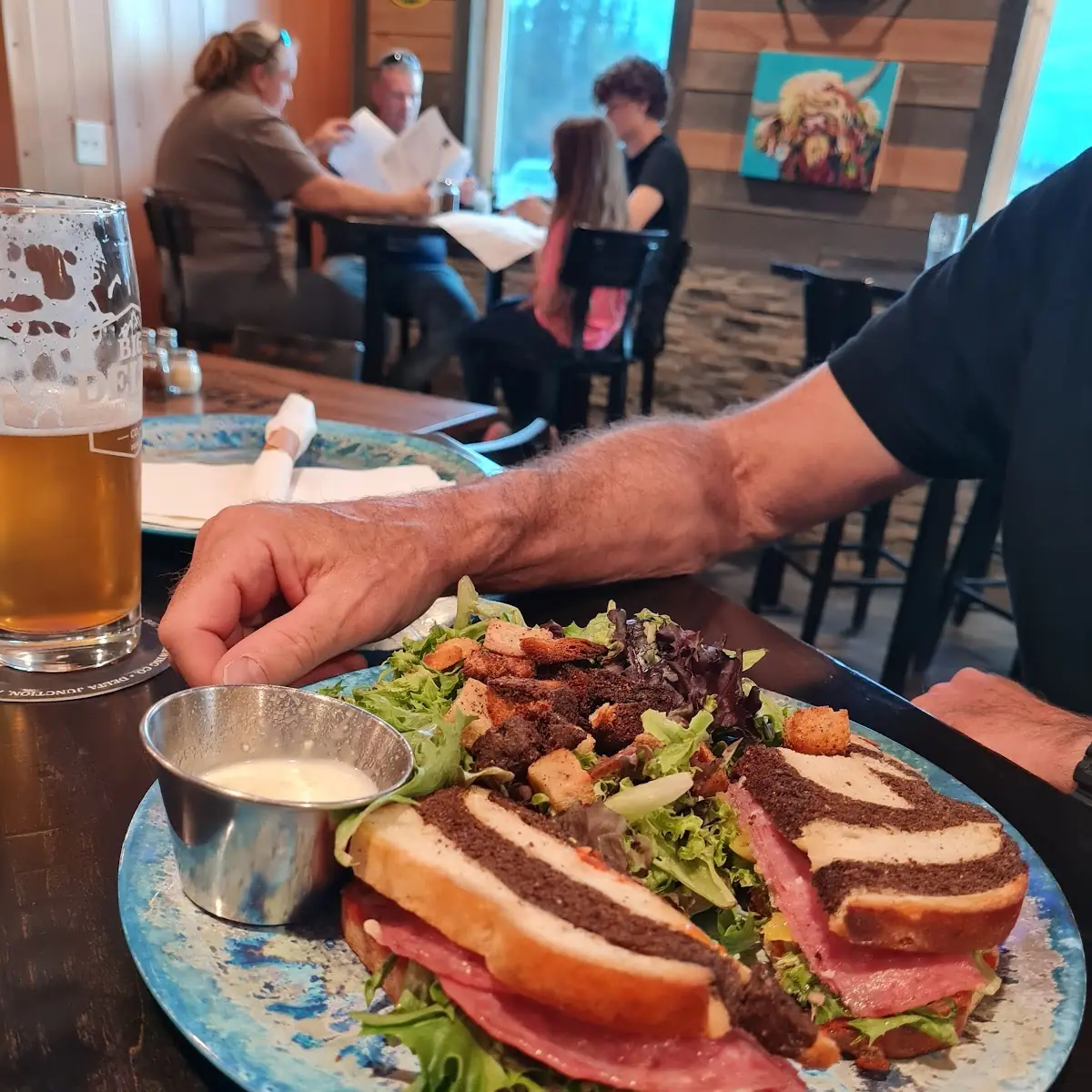 Sandwich Mit Braunem Brot