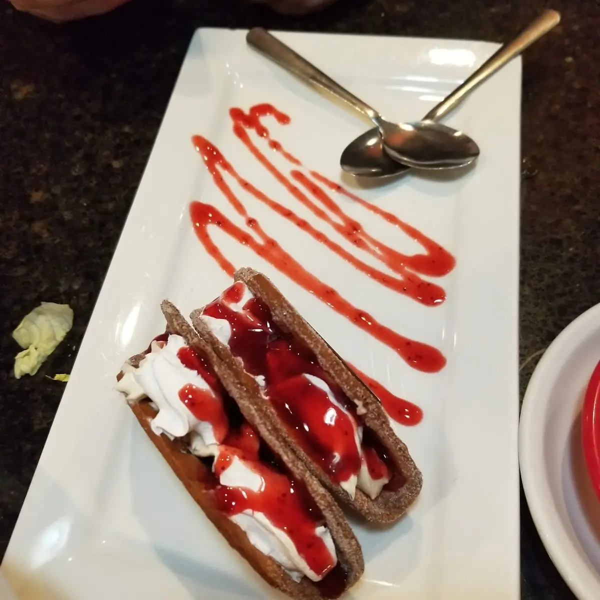 Strawberry Cheesecake Tacos
