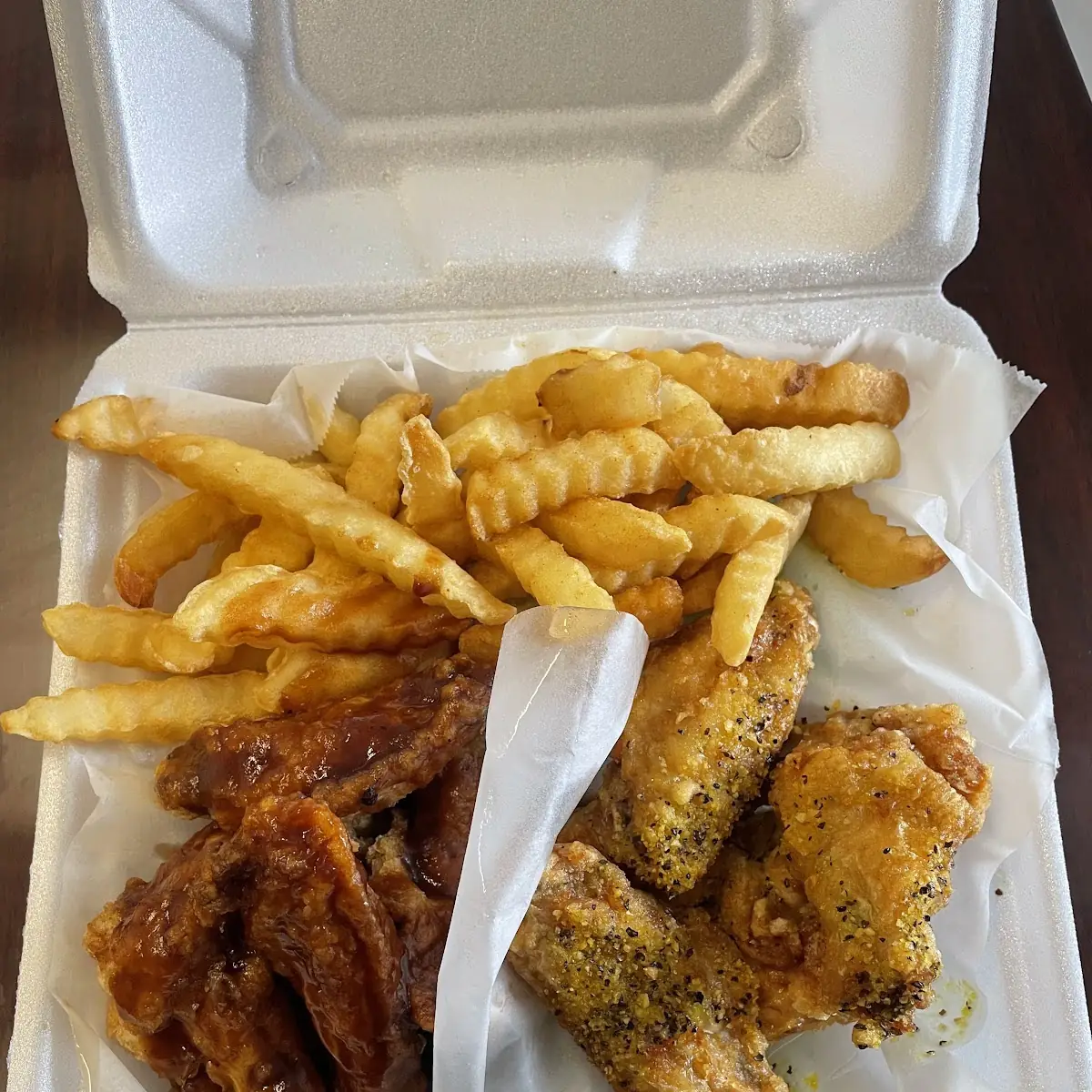 Talapia & 5 Wings