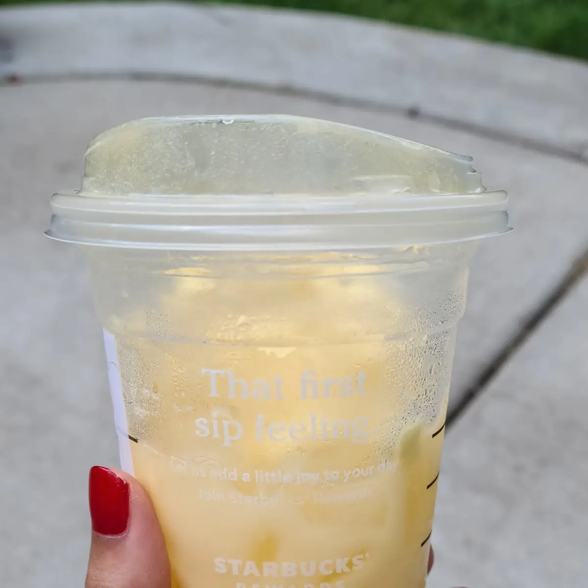Pineapple Passion Fruit Refresher with Coconut Milk