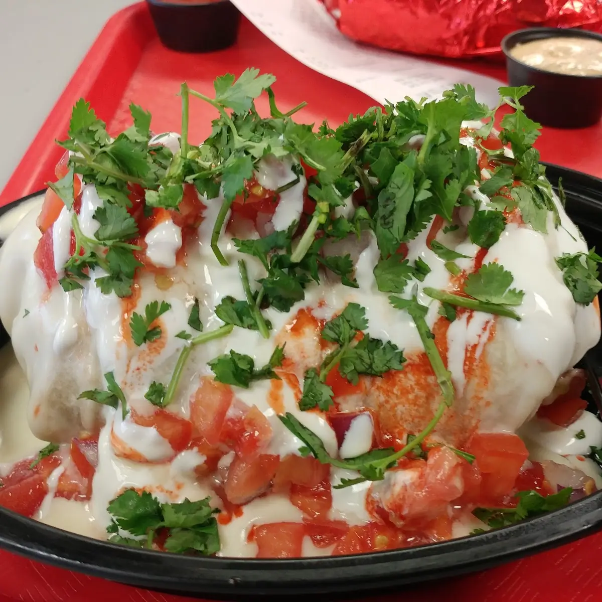 Smothered Chicken Burrito