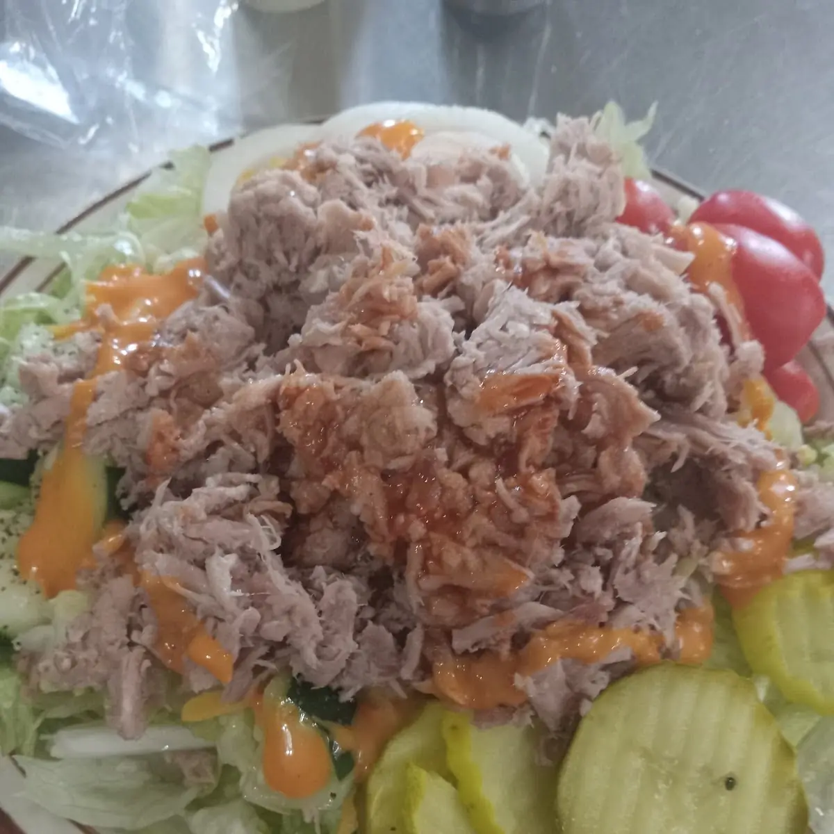 Pork BBQ Salad