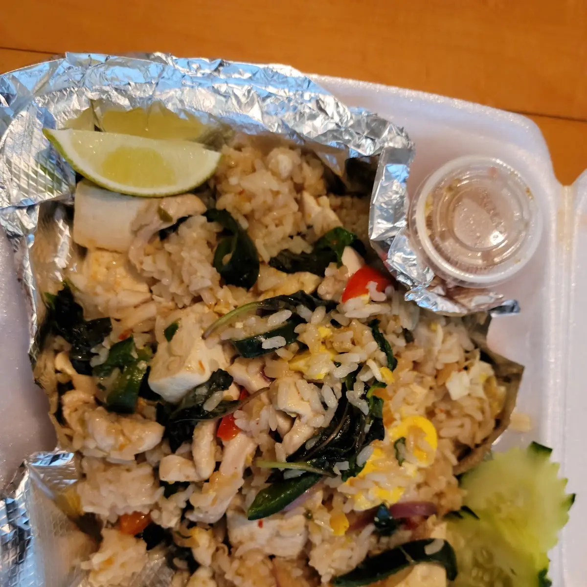 Basil Fried Rice Chicken & Tofu