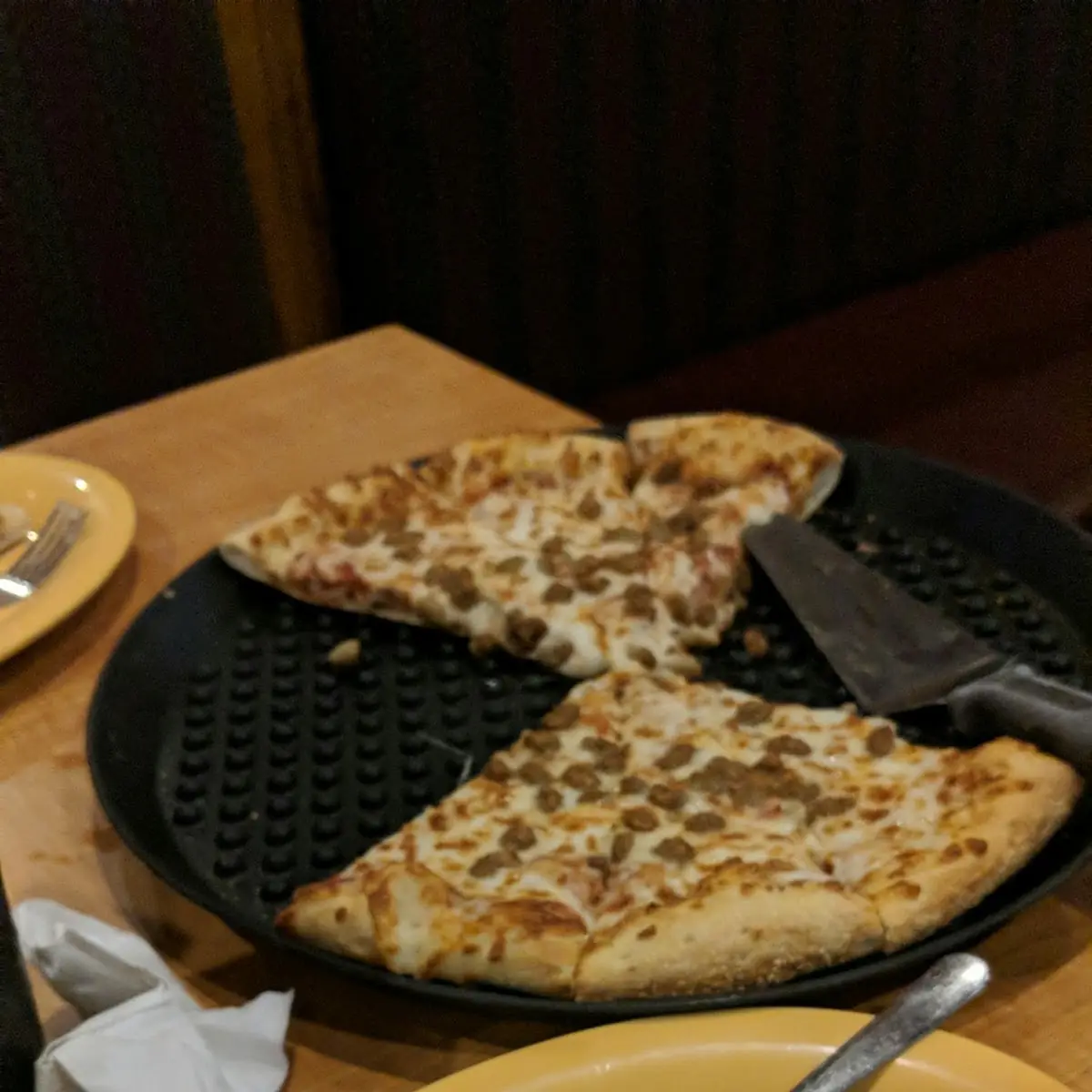 Cheese and Sausage Pizza