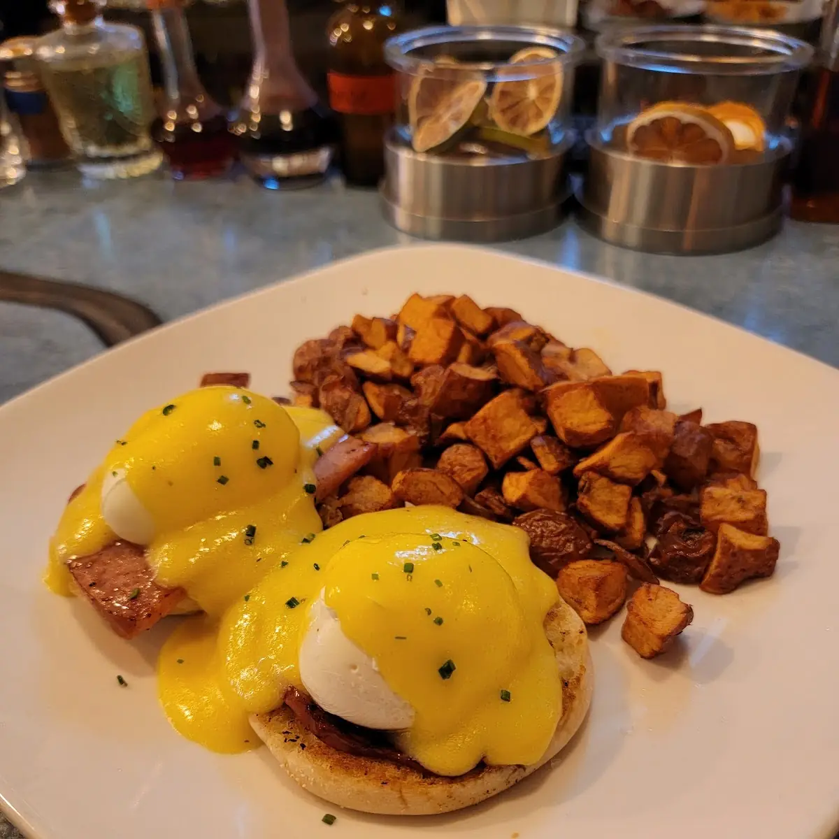 Eggs Benedict Available Weekends