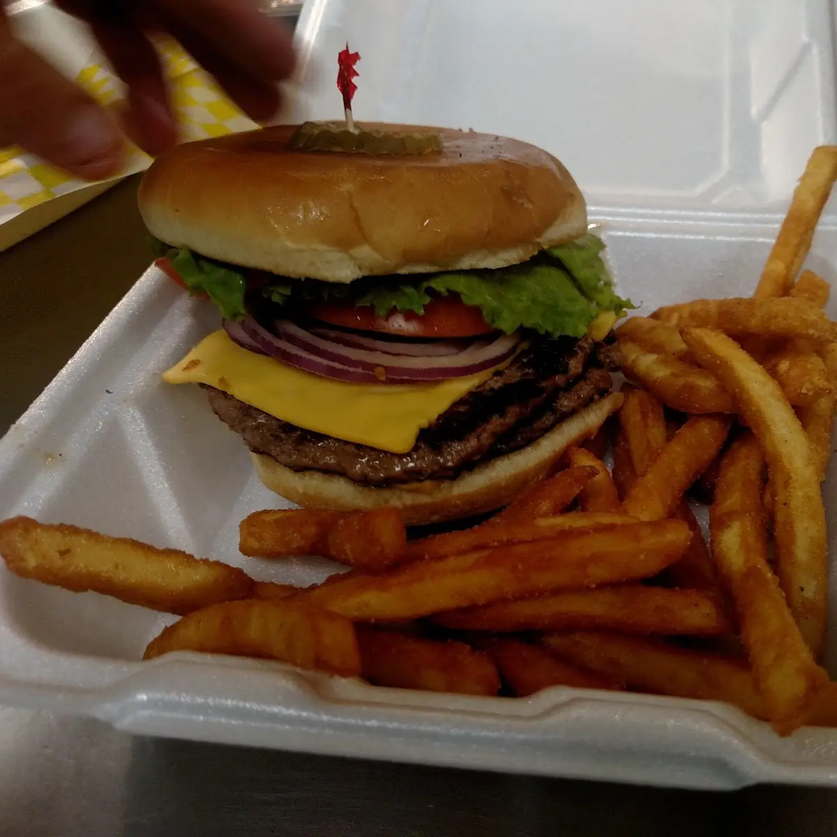 Triple Cheeseburger