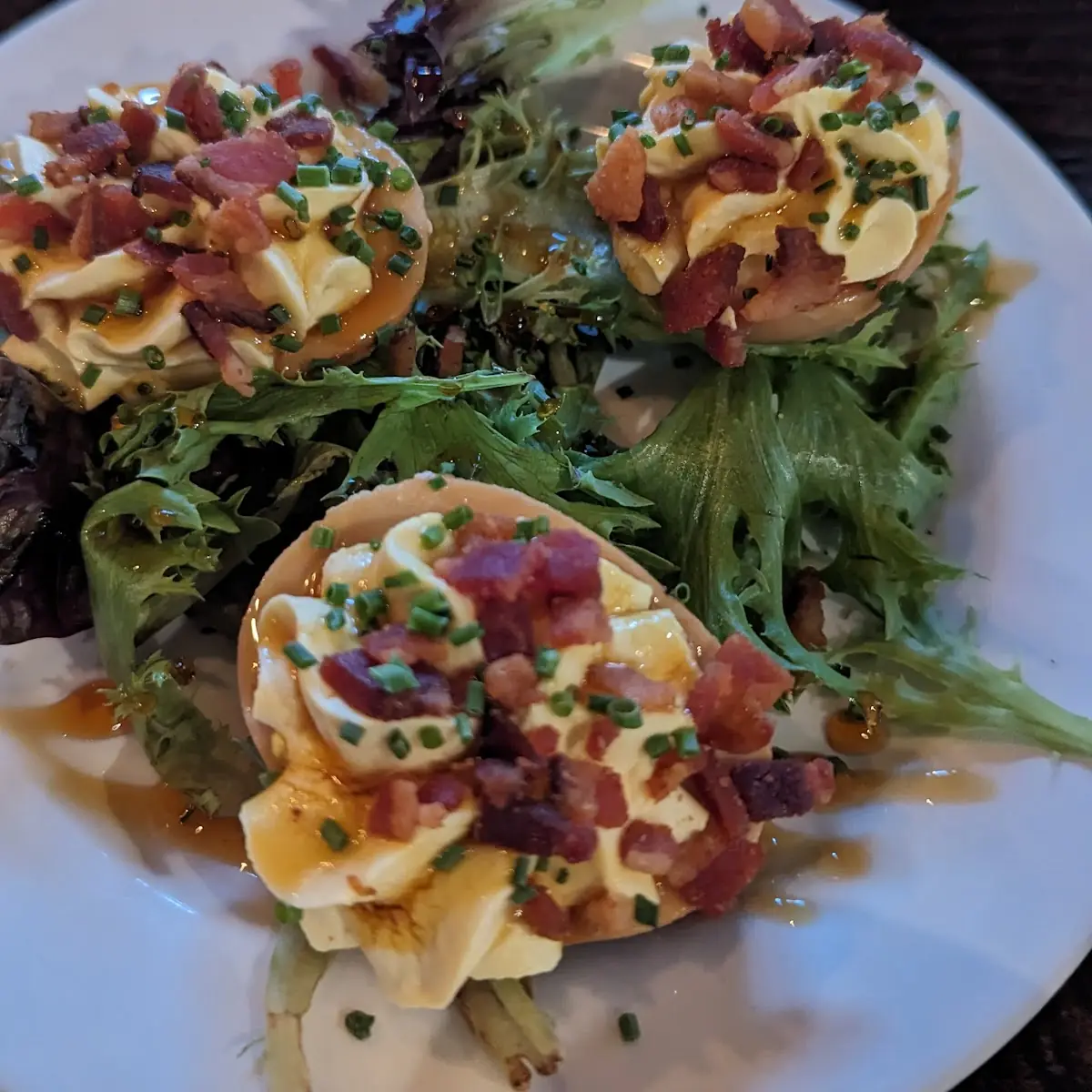 Bacon Pickled Deviled Eggs