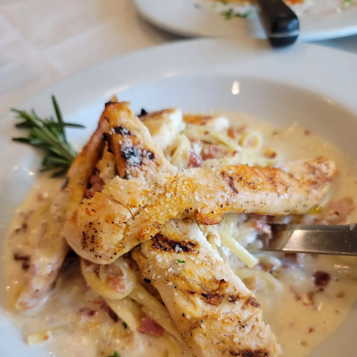 Carbonara Pasta with Chicken