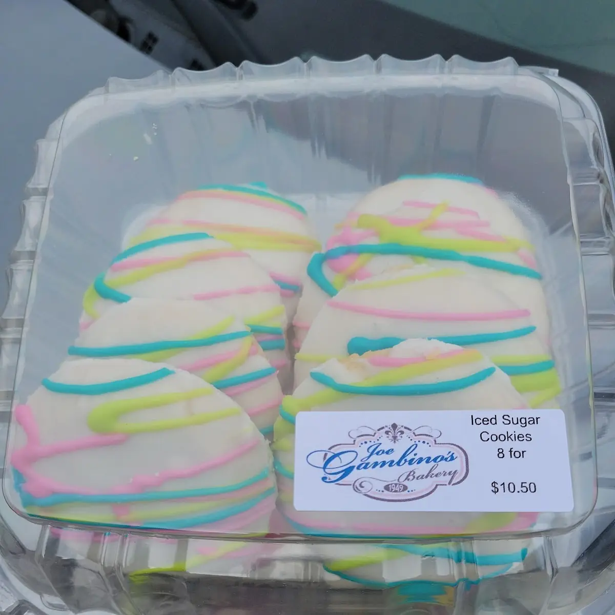 8 Iced Sugar Cookies