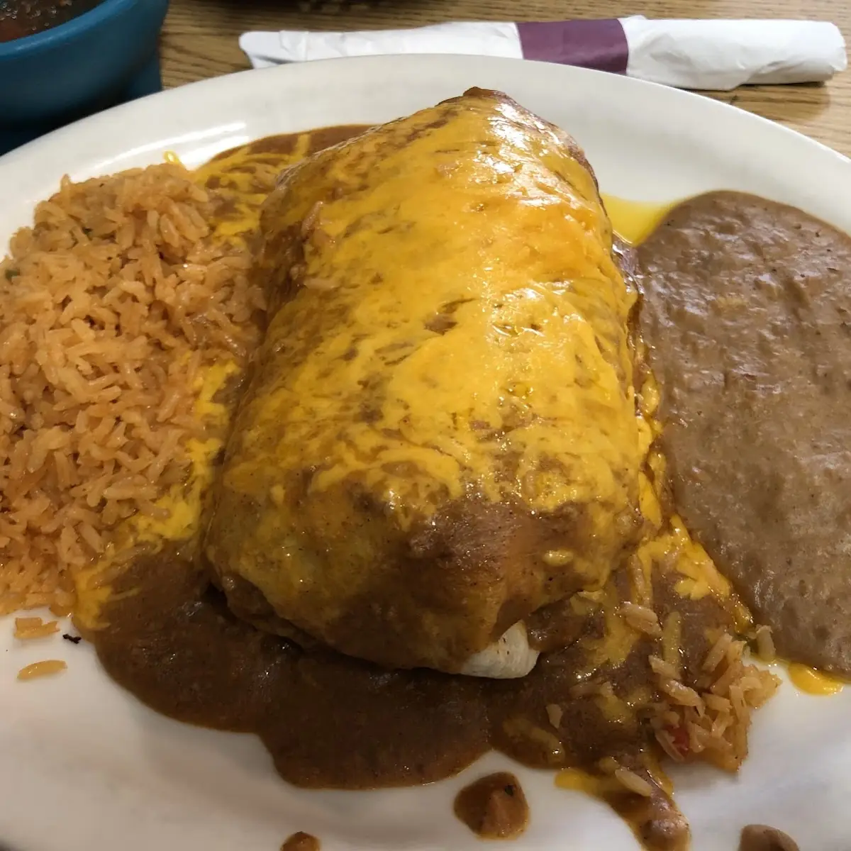 Rice and Refried Beans on the Side