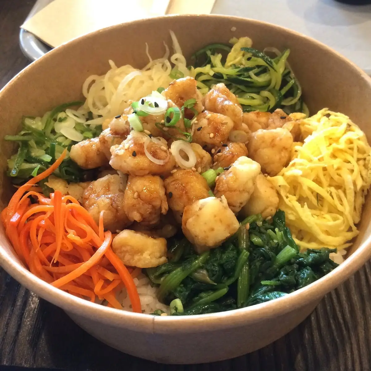 Rice and Fried Tofu