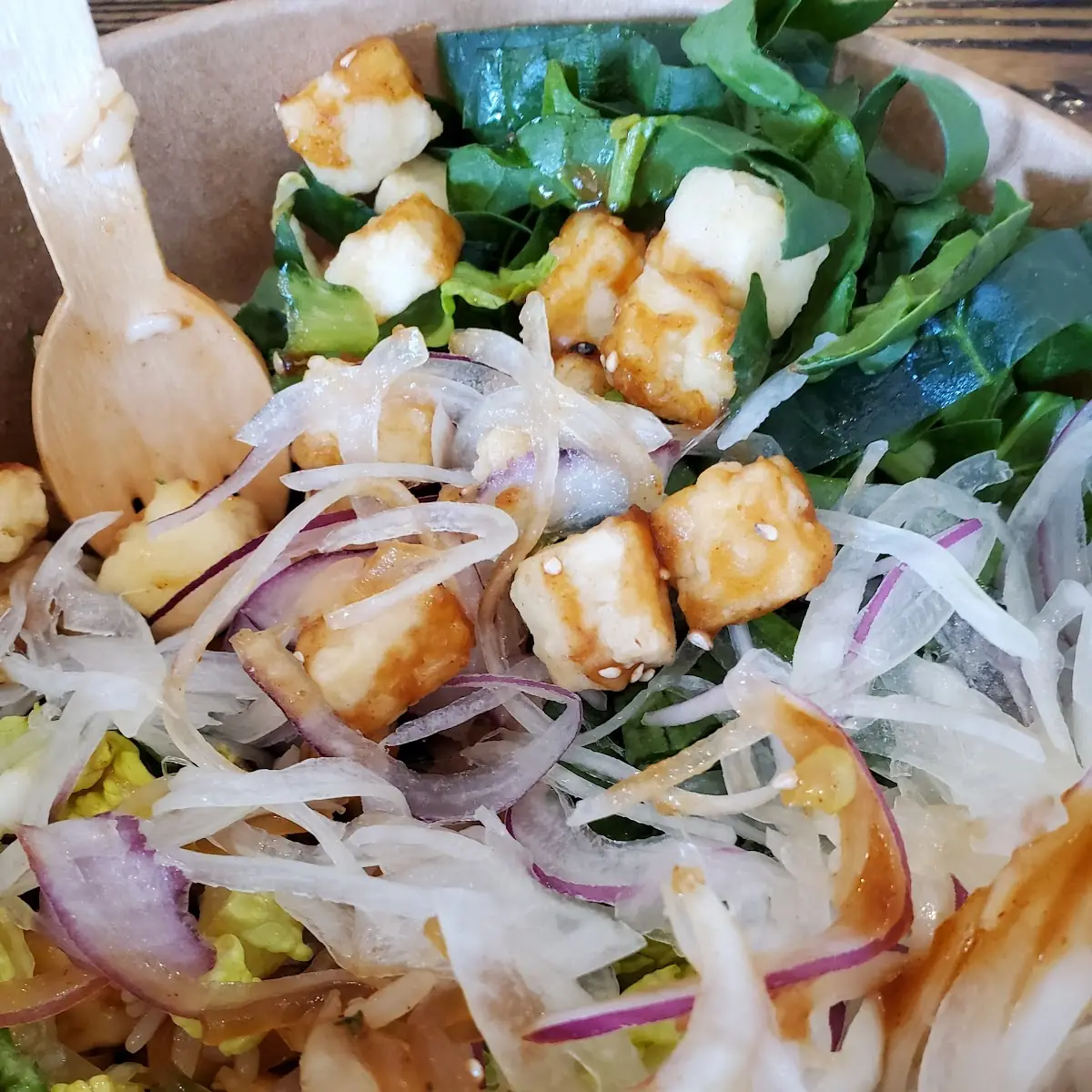 Tofu Bowl with Teriyaki Sauce