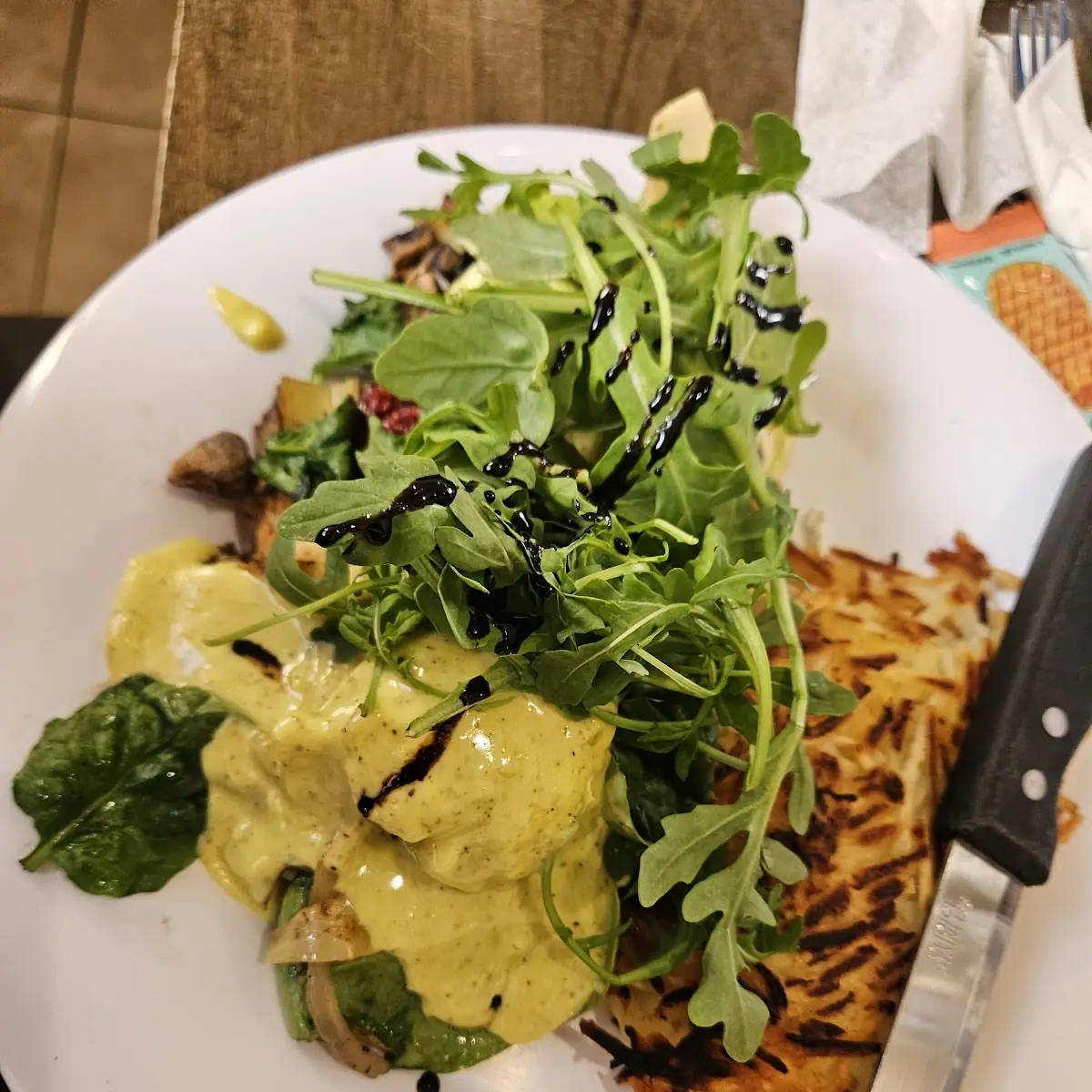 Black Widow Eggs Benedict