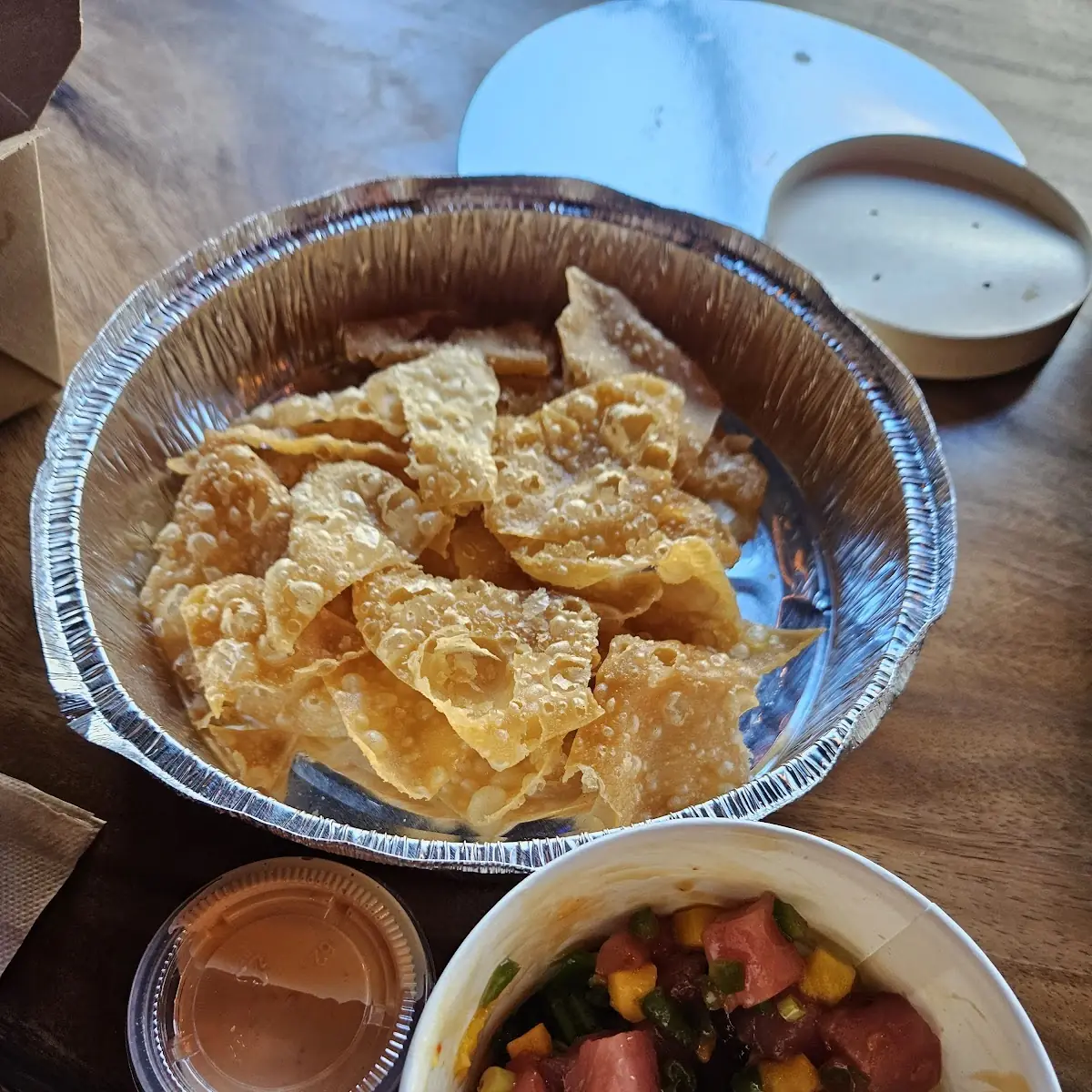 Ahi Poke Nachos
