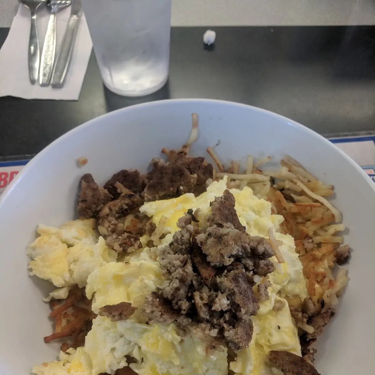 Hash Brown Bowl with Eggs