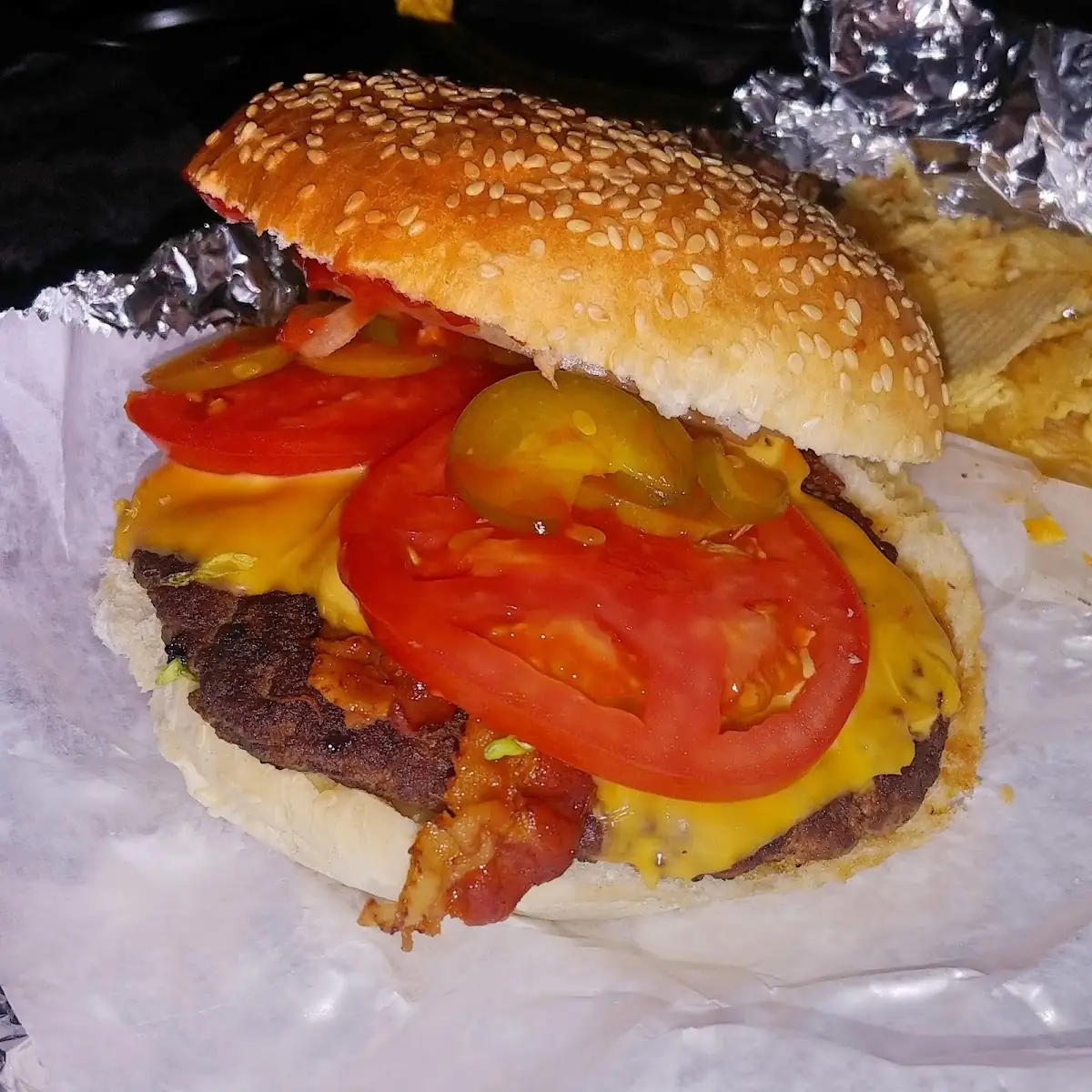 Mushroom Swiss Burger