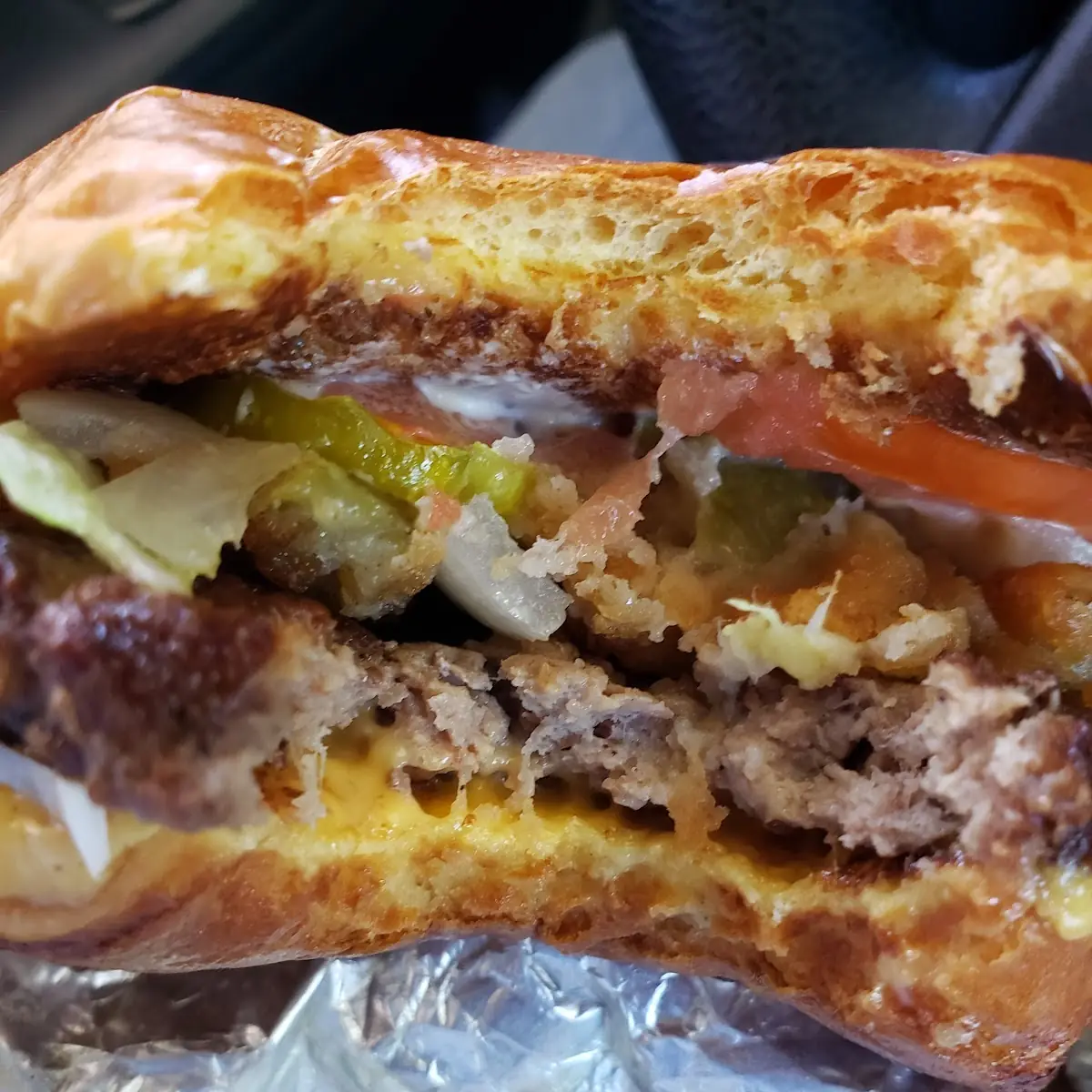 Dill Pickle Burger