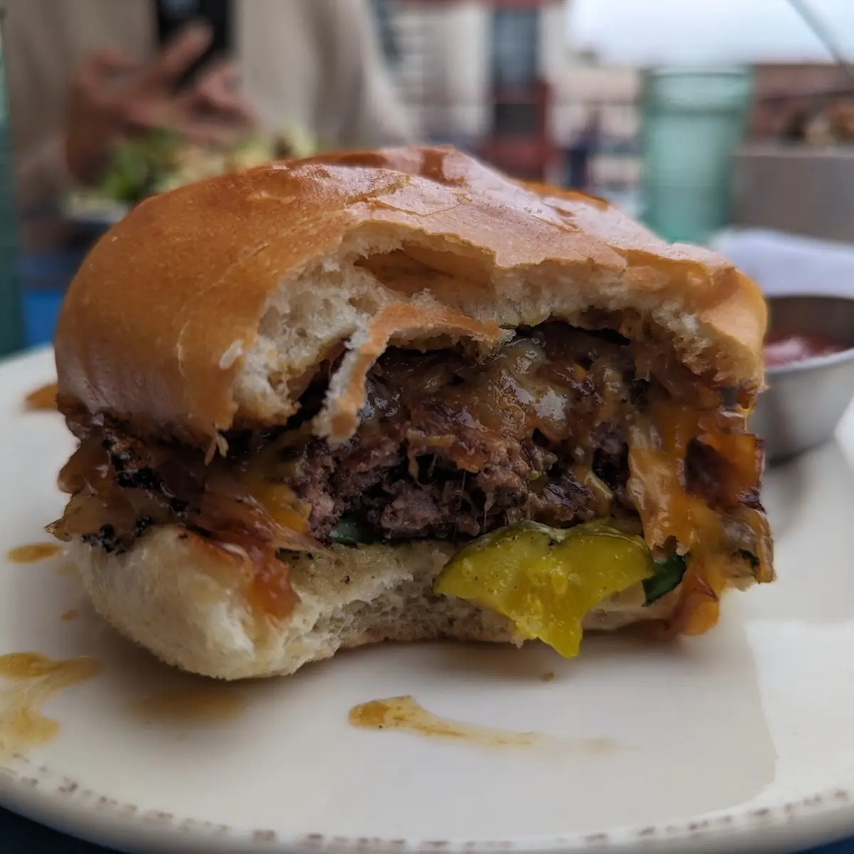 Buried Stone Smash Burger