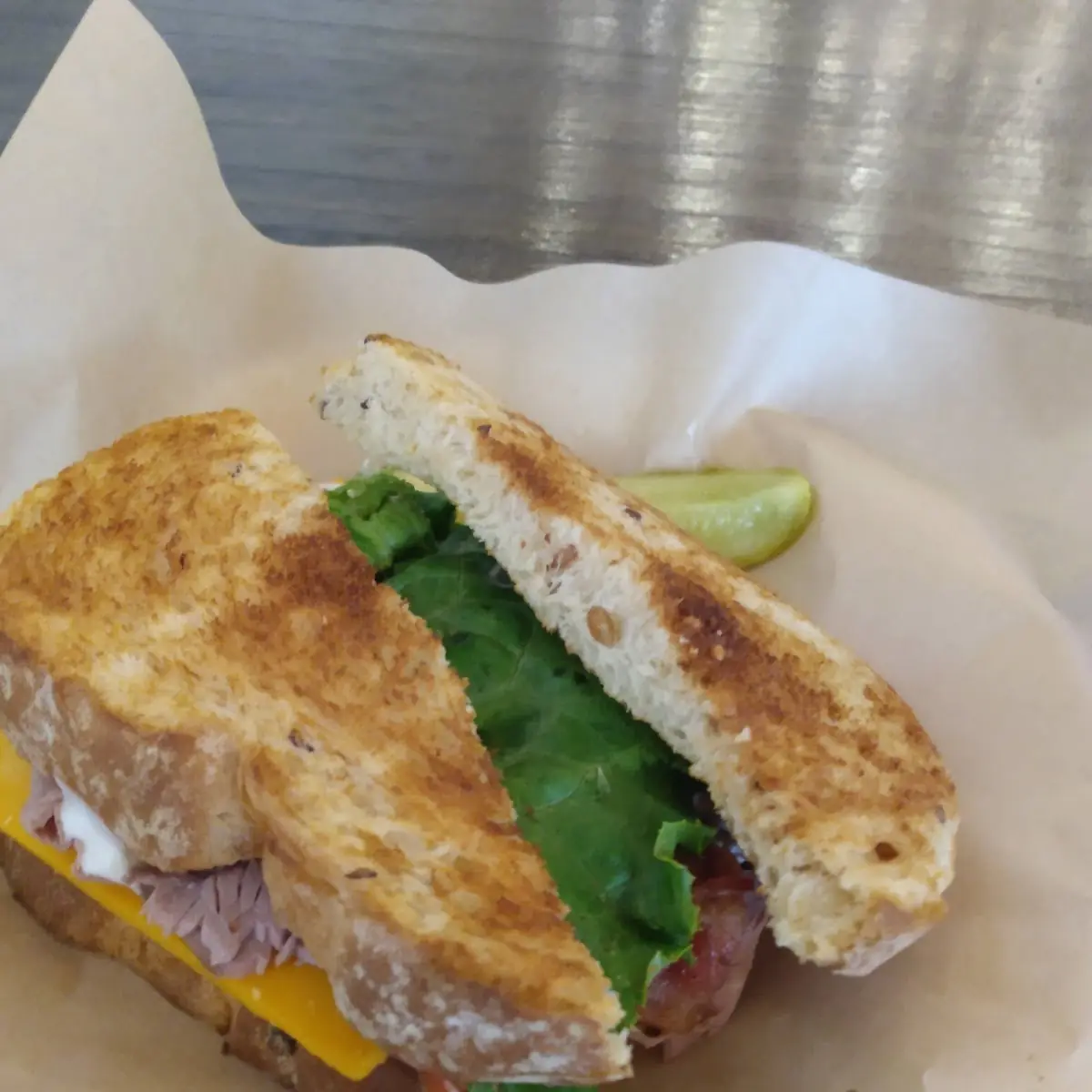 Roast Beef Club Sandwich