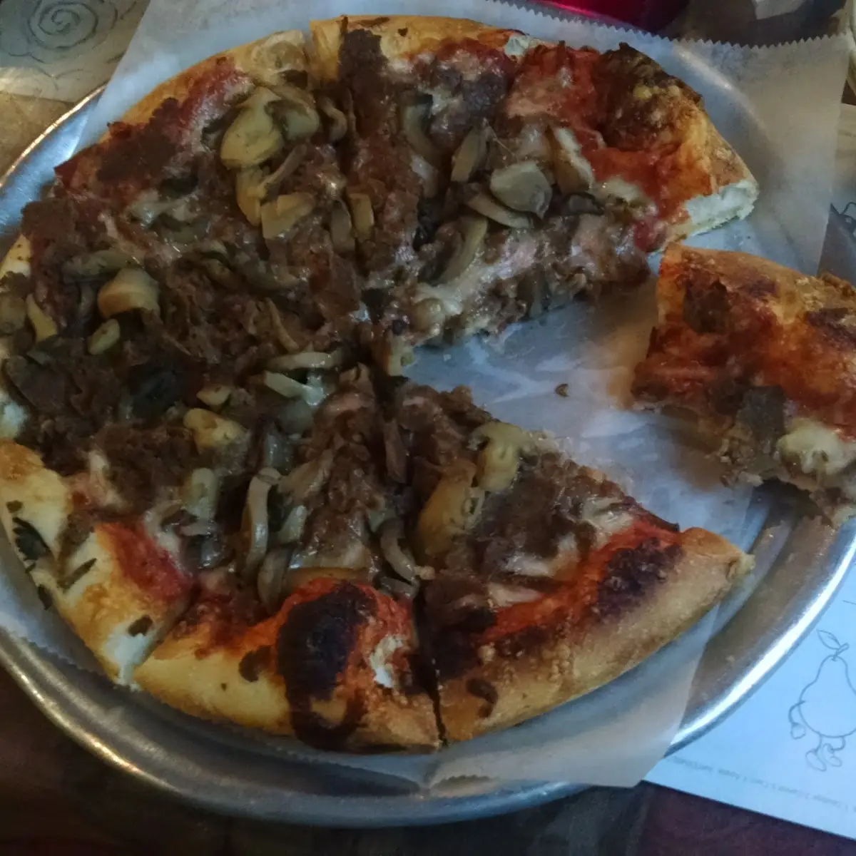 Mushroom Pizza