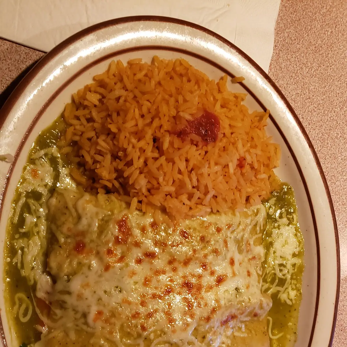 Cheese Enchiladas Verdes