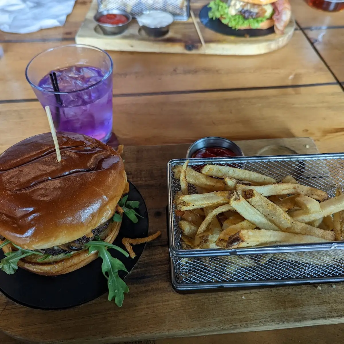 Mushroom Swiss Burger