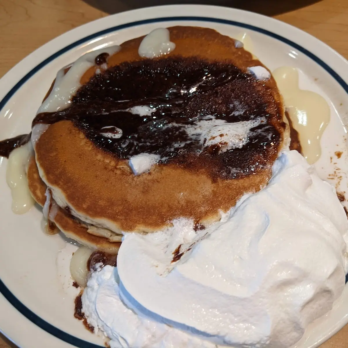Cinnamon Roll Pancakes