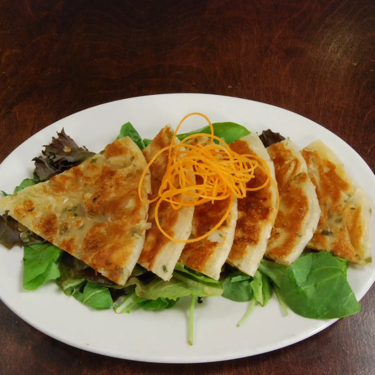 Pan Seared Scallion Pancake
