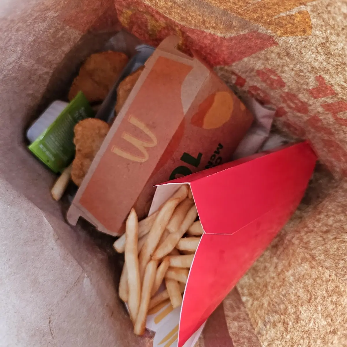 10 Piece Mcnuggets Meal Large