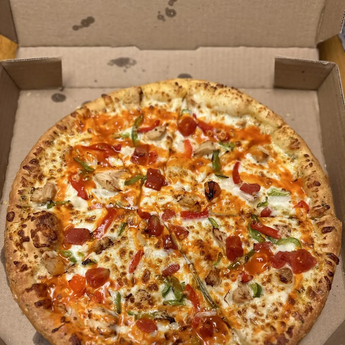 Roasted Red Pepper Pizza