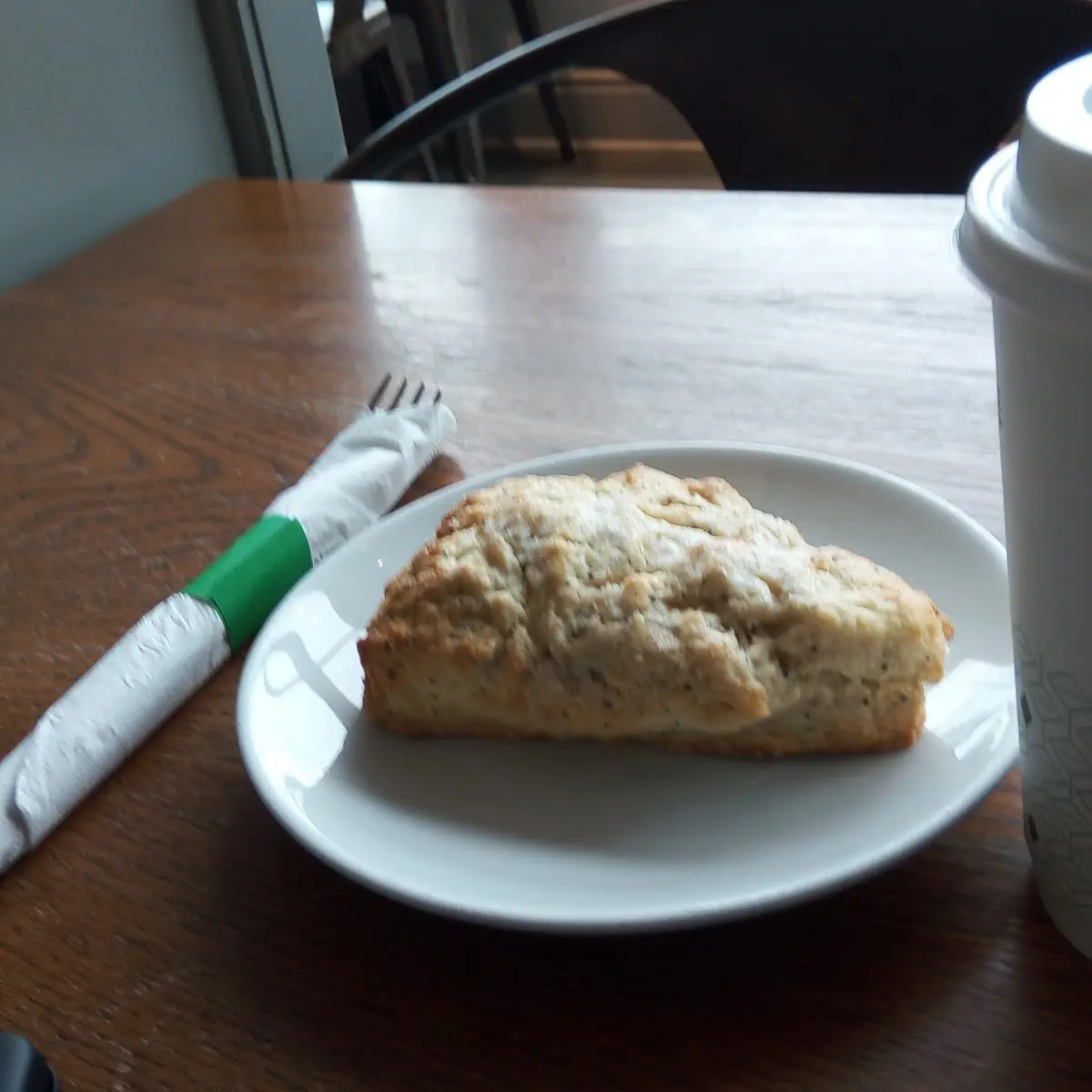 Lemon Poppy Seed Scone