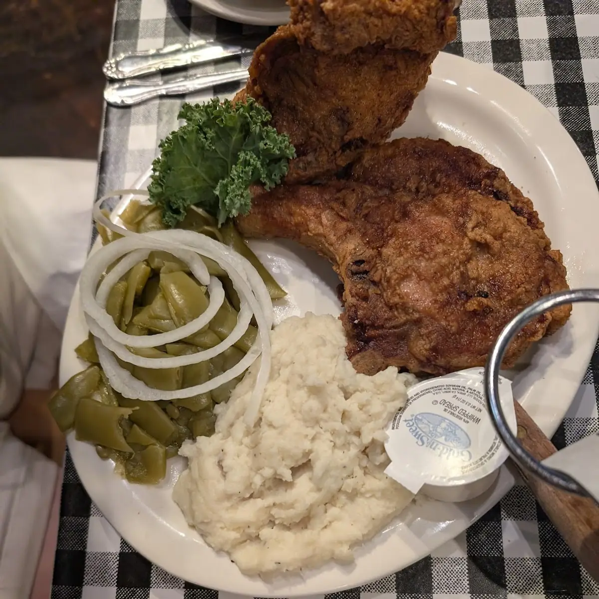 Pork Chops Mashed Potatoes