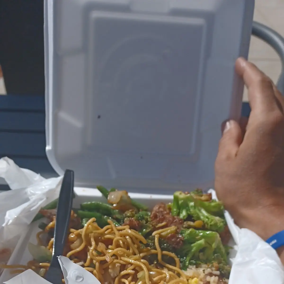 Beef Broccoli and Chow Mein