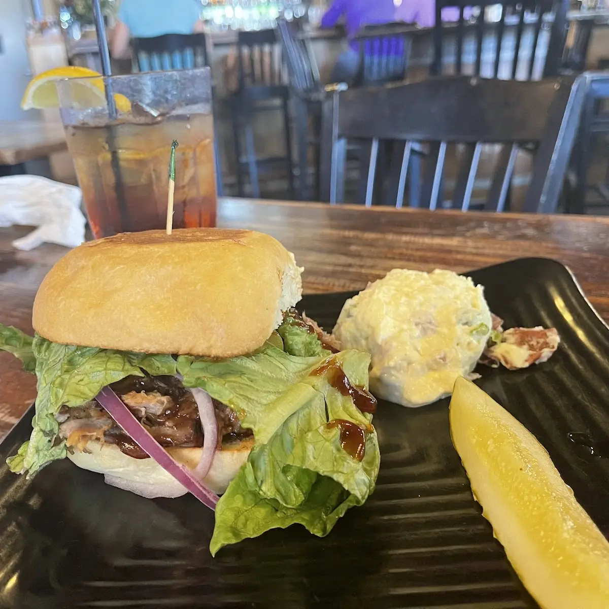 Pulled Pork Sandwich & Potato Salad