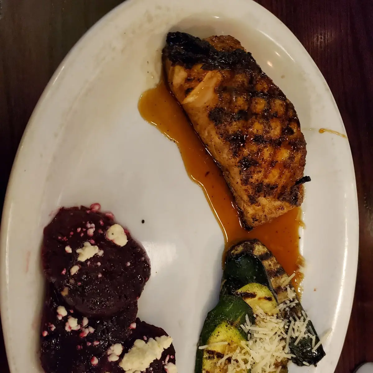 Bourbon Glazed Salmon