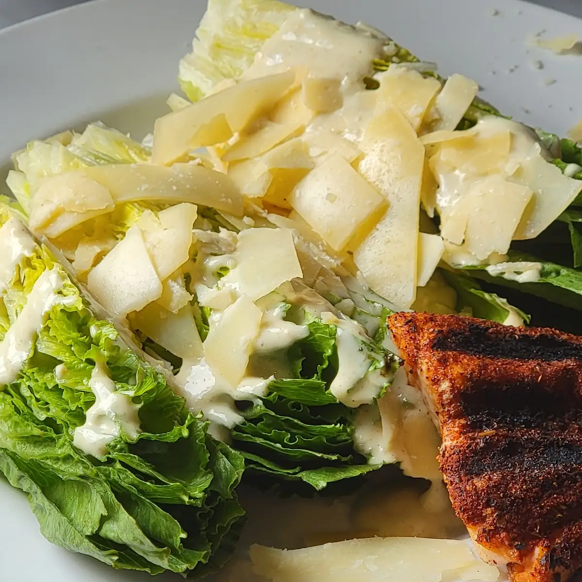 Ceasar Salad with Salmon