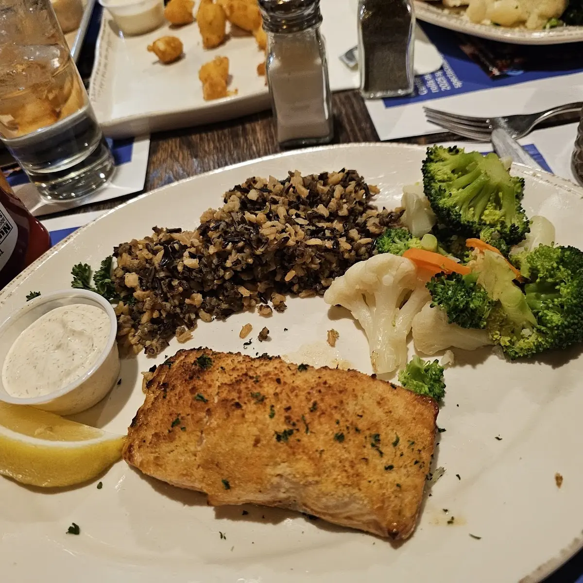 Mesan Crusted Salmon