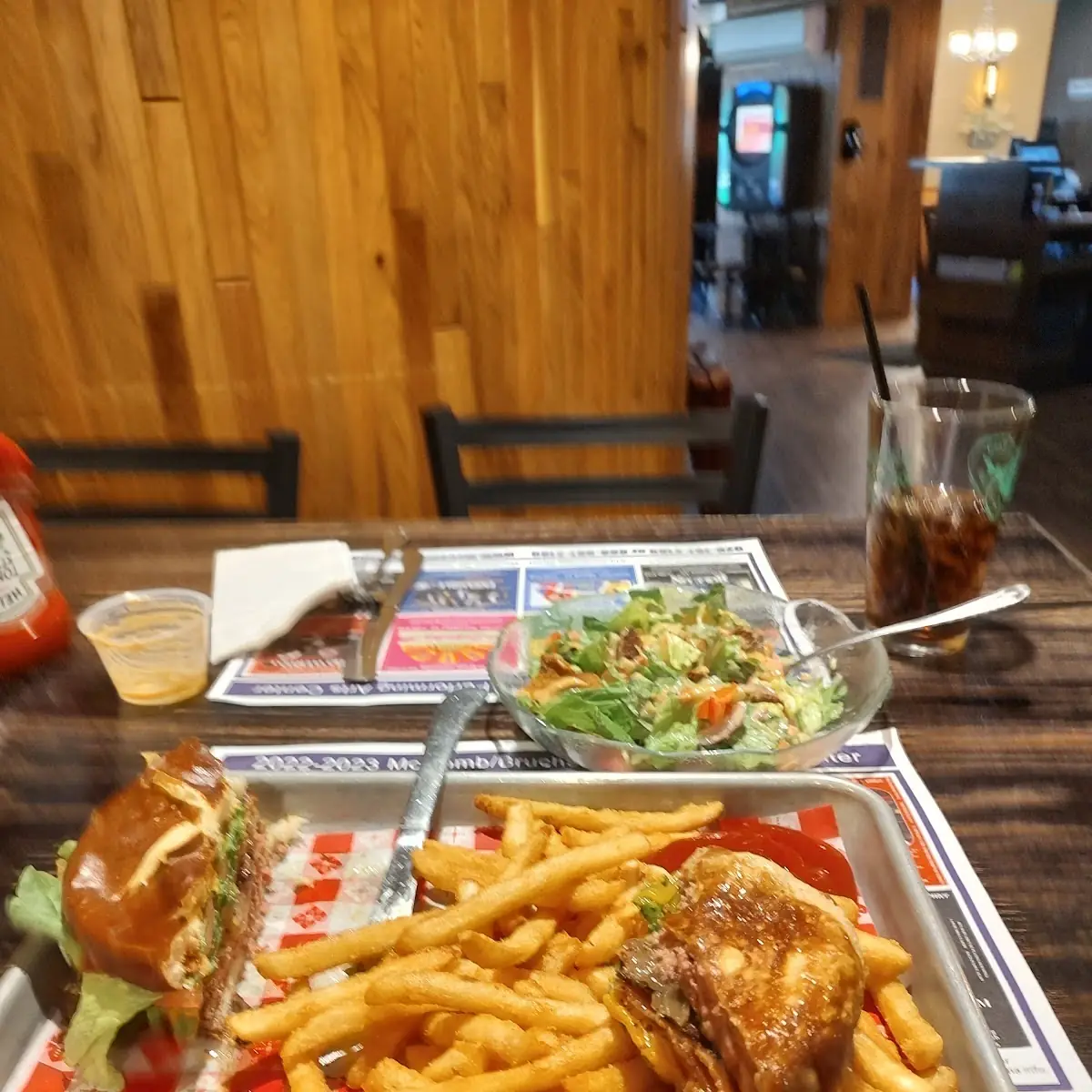 Pub Burger Combo Sandwich