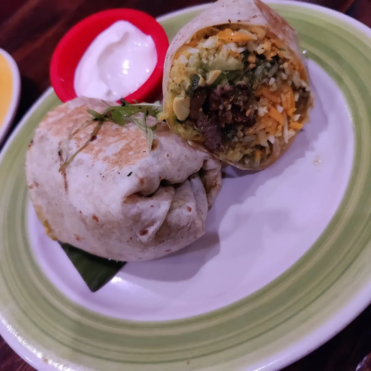 Blackened Chicken Burrito