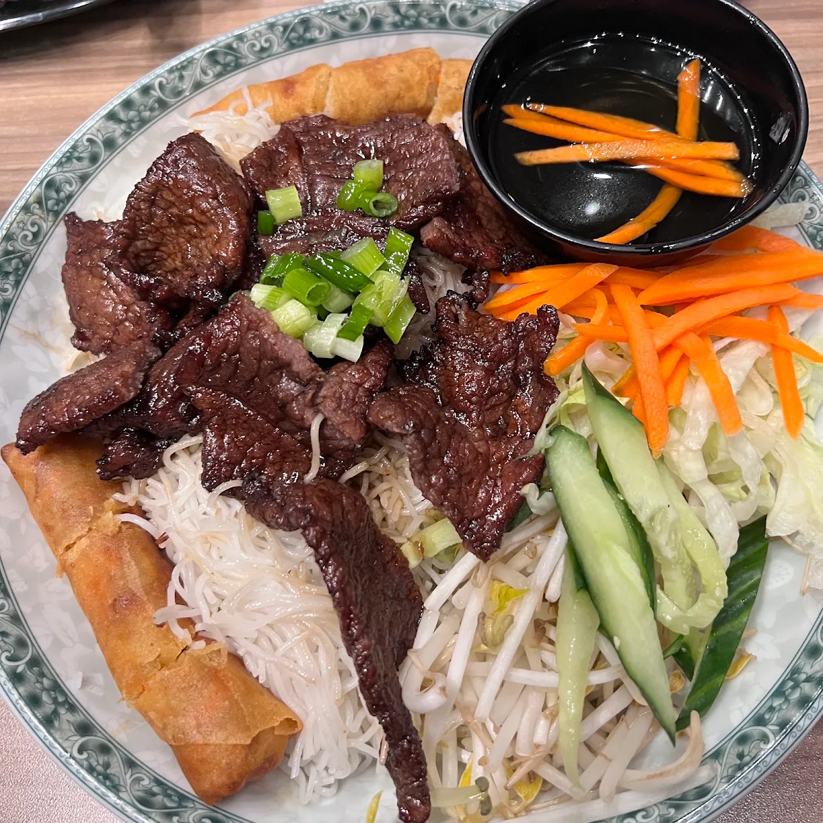 Grilled Beef Vermicelli Bun Bo Nuong