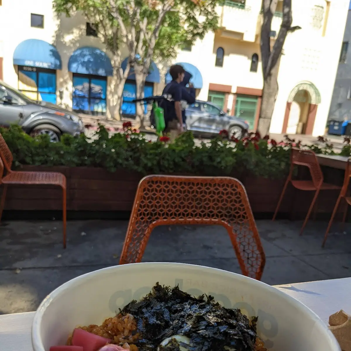 Kimchi Fried Rice on the Front Patio